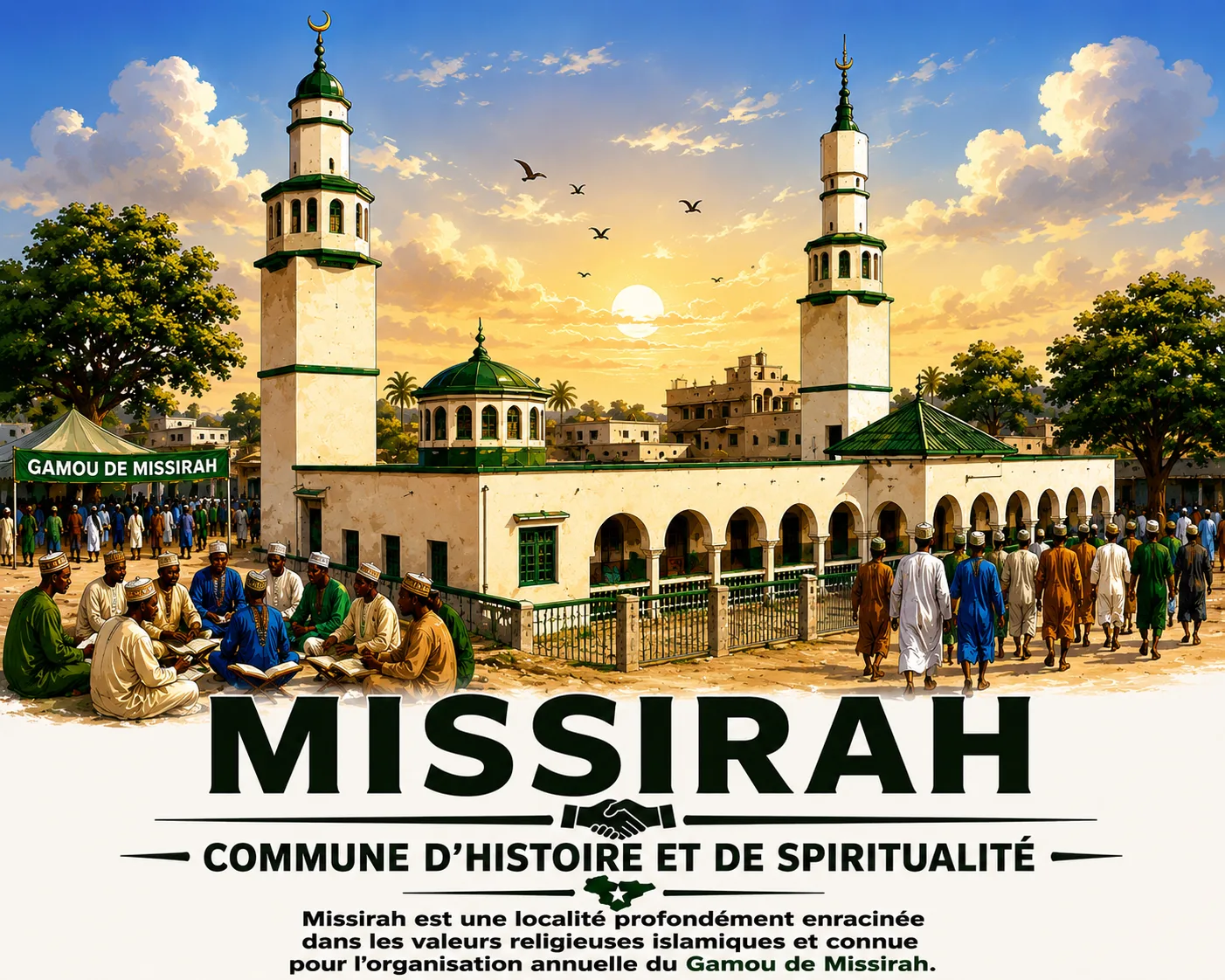 mosquée gras foncé